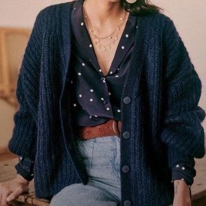 Sezane Achille Jumper in Navy Size M